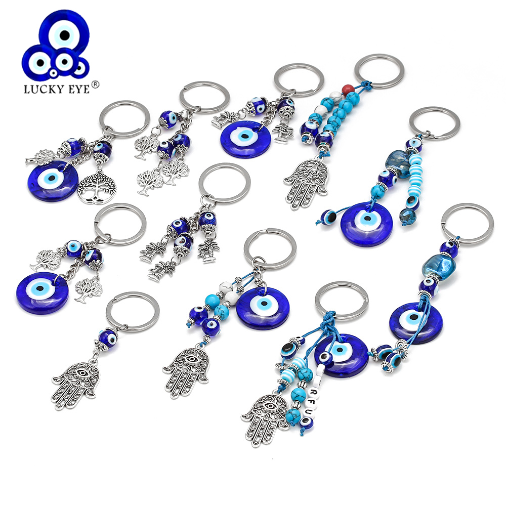 Car Accessories Evil Eye - LUCKY EYE Tree Fatima Hamsa Hand