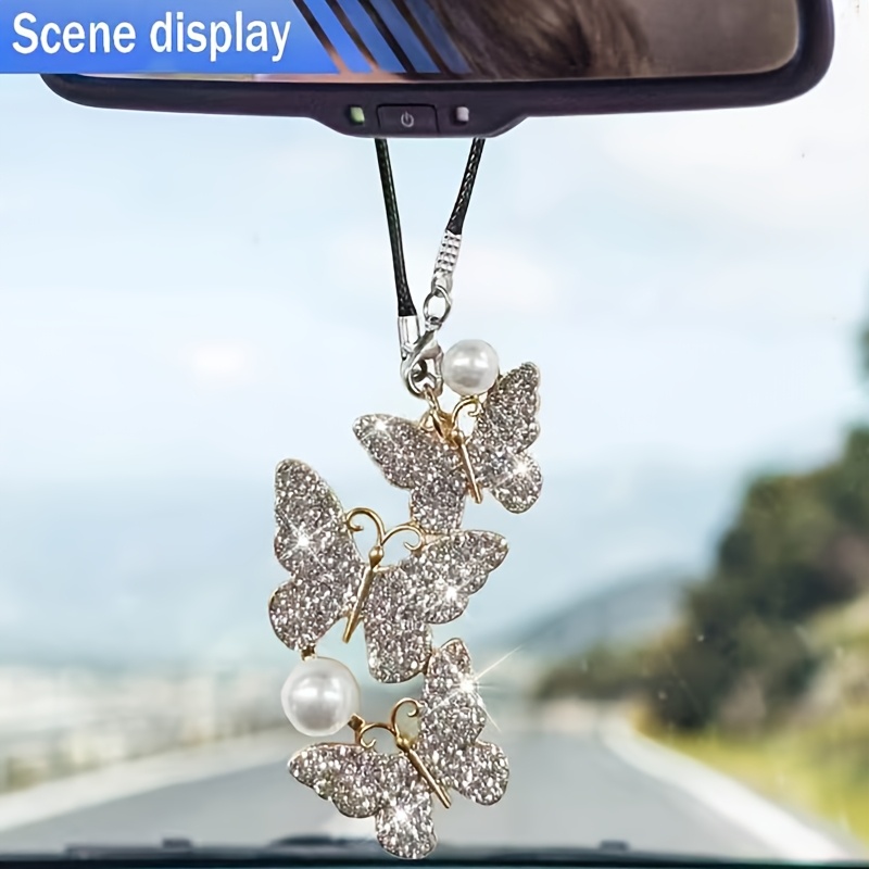 Car Accessories Evil Eye - Butterfly Car Hanging Pendant Decoration Ornaments