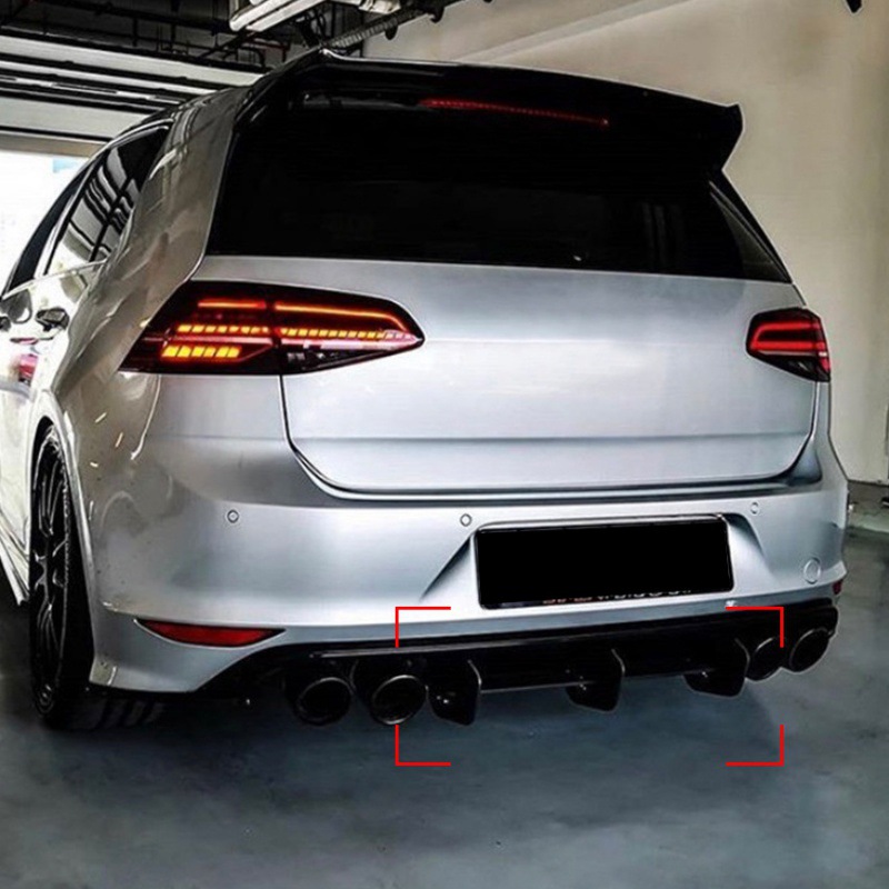 Matte Black Rear Diffuser Wind - đánh giá và giá Car Accessories Lipa
