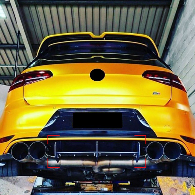 Matte Black Rear Diffuser Wind - đánh giá và giá Car Accessories Lipa