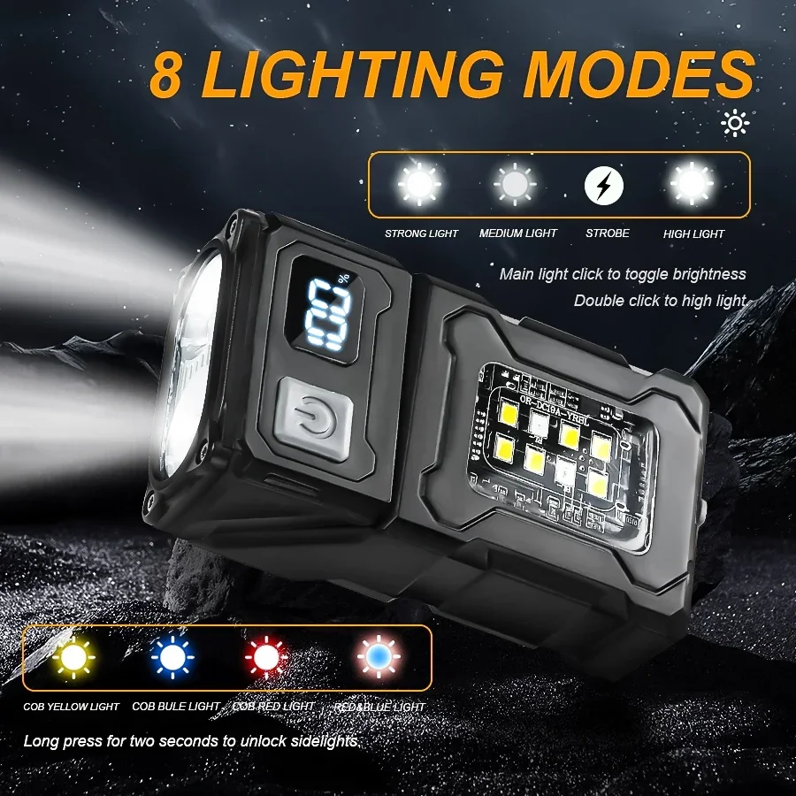 Mini Portable LED COB Flashlig - đánh giá và giá Led Headlight Bulbs