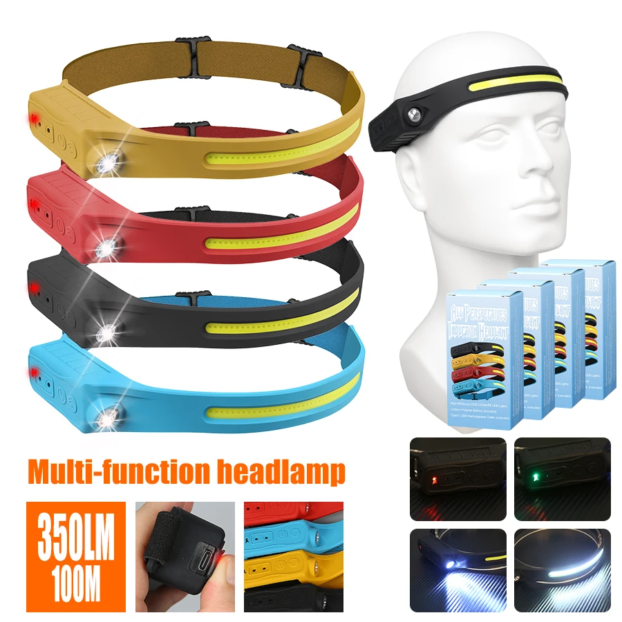 Rechargeable Headlamp 350 Lume - đánh giá và giá Led Headlight Bulbs