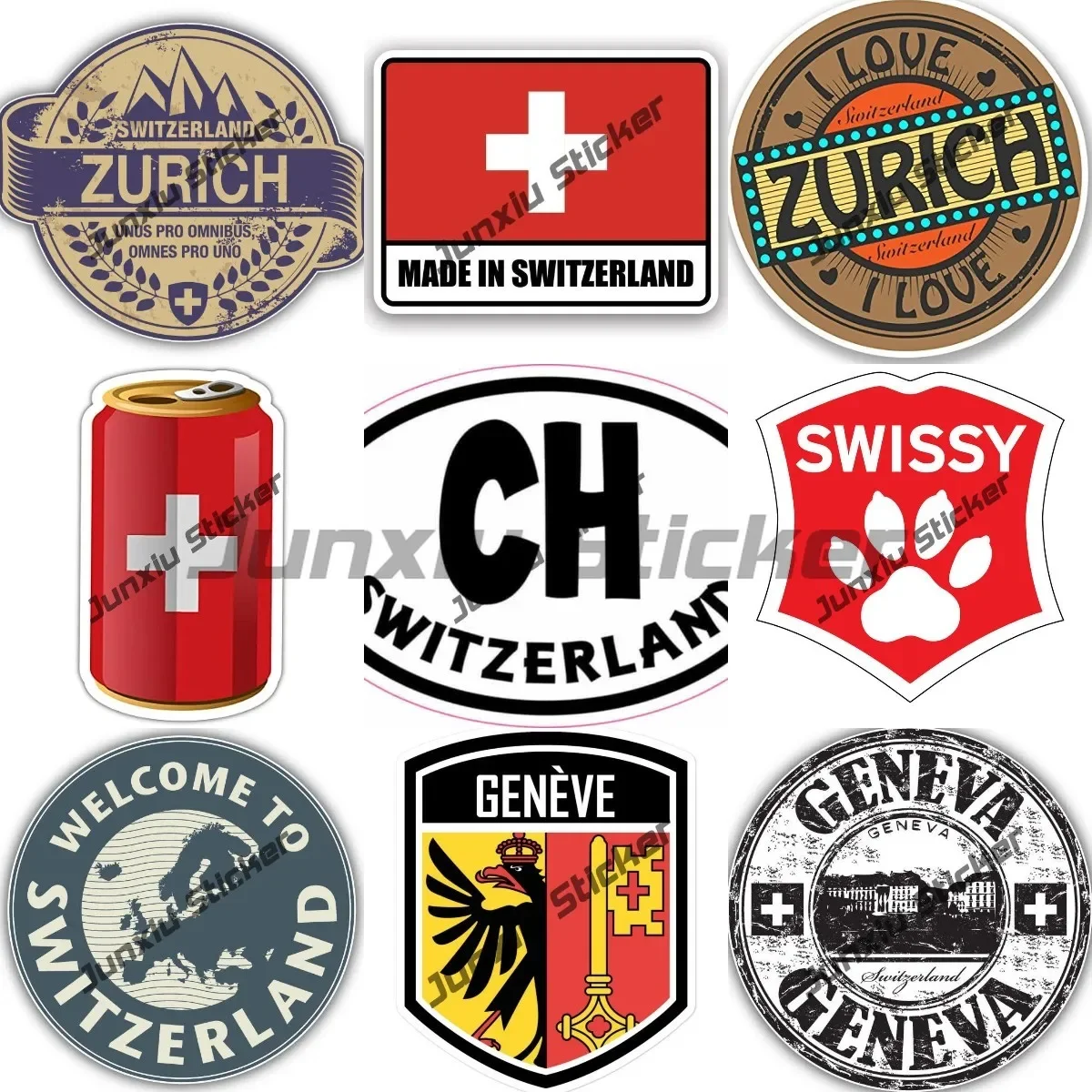 Swissy Sticker Circular Seal S - đánh giá và giá Car Accessories Zurich
