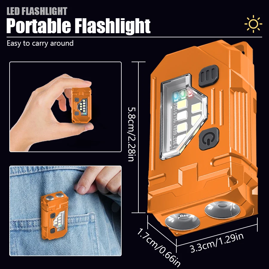 Mini Keychain EDC Flashlight R - đánh giá và giá Led Headlight Bulbs