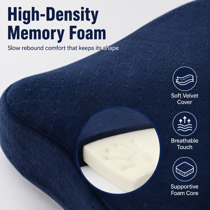 Thick Memory Foam Chair Cushio - đánh giá và giá Car Seat Cushion Memory Foam