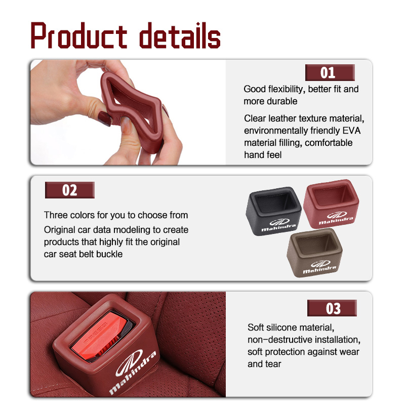 Car Seat Belt Buckle Protectio - đánh giá và giá Car Accessories Xuv 300