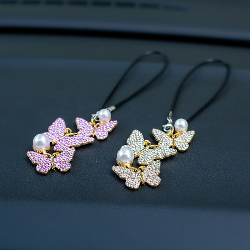Butterfly Car Hanging Pendant  - đánh giá và giá Car Accessories Evil Eye