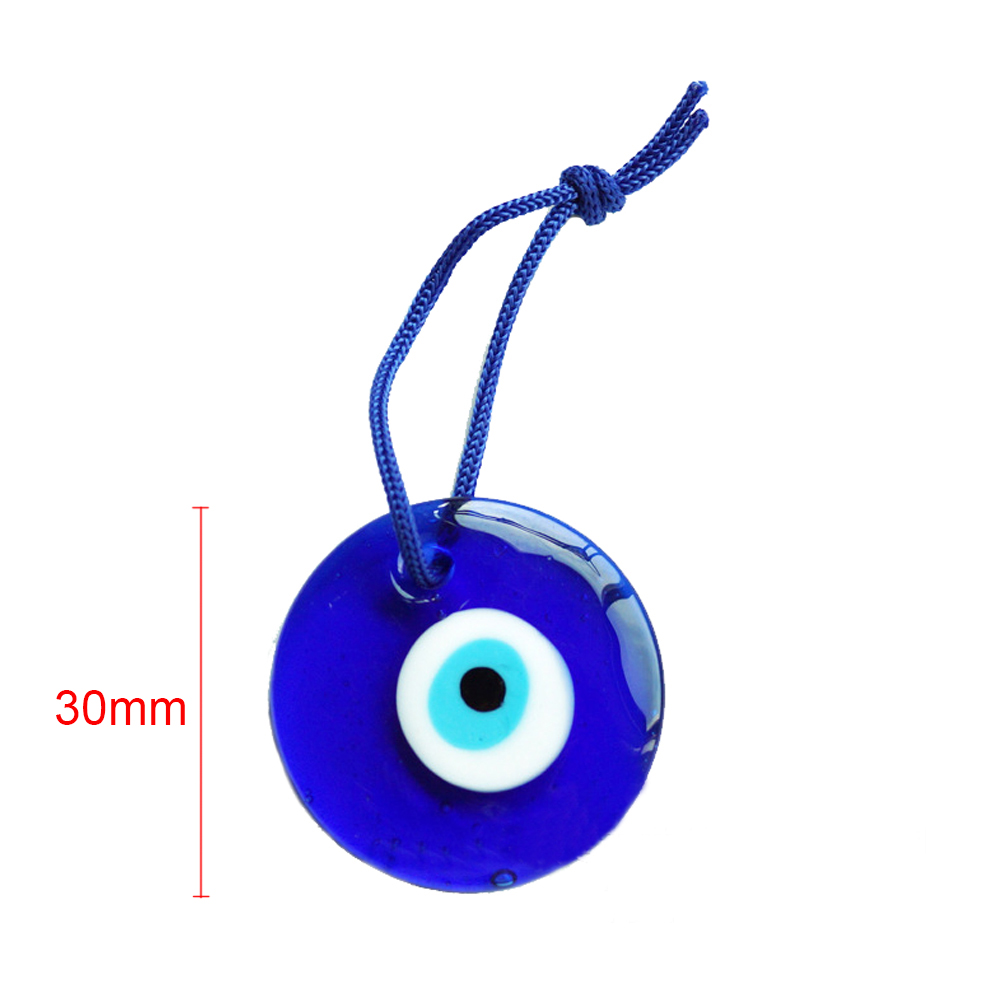 Lucky Eye Glass Blue Turkish E - đánh giá và giá Car Accessories Evil Eye