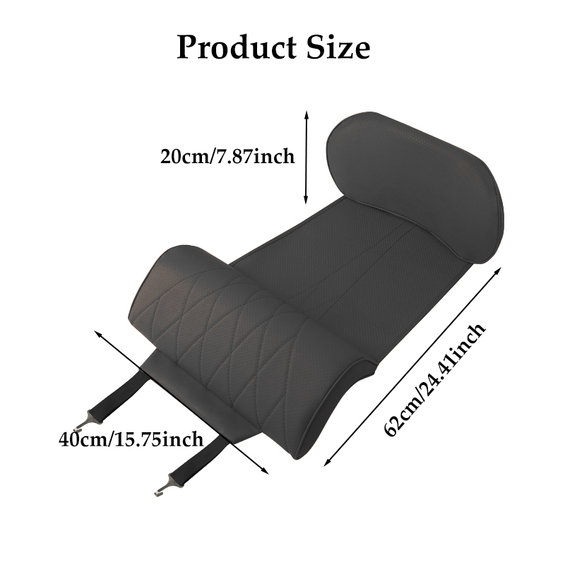 Nappa Leather Leg Support Exte - đánh giá và giá Car Seat Cushion Memory Foam