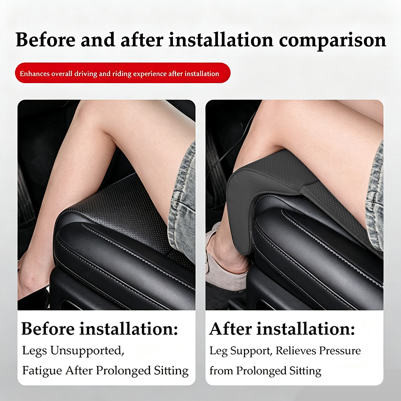 Nappa Leather Leg Support Exte - đánh giá và giá Car Seat Cushion Memory Foam