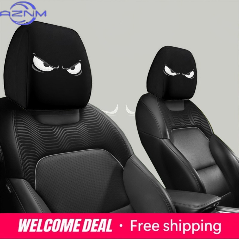 2PCS Evil Eye Printed Car Head - đánh giá và giá Car Accessories Evil Eye