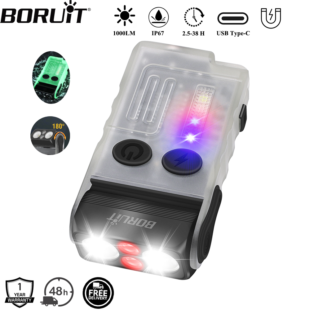 BORUiT V20 Buzzer EDC LED Keyc - đánh giá và giá Led Headlight Bulbs
