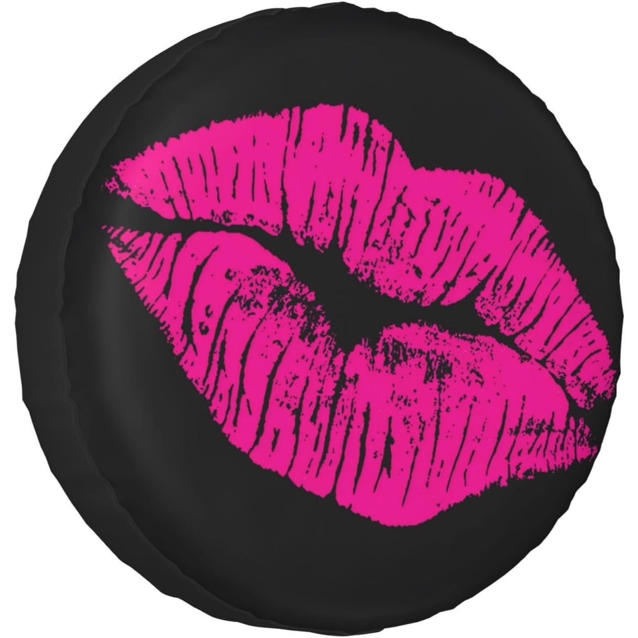 80s Hot Pink Kiss Lips Spare T - đánh giá và giá Car Accessories Lipa