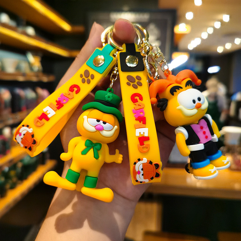 Creative Garfield Keychain Car - đánh giá và giá Car Accessories Wholesale