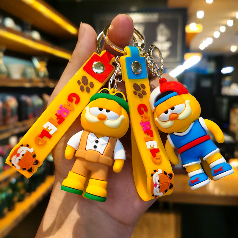 Creative Garfield Keychain Car - đánh giá và giá Car Accessories Wholesale