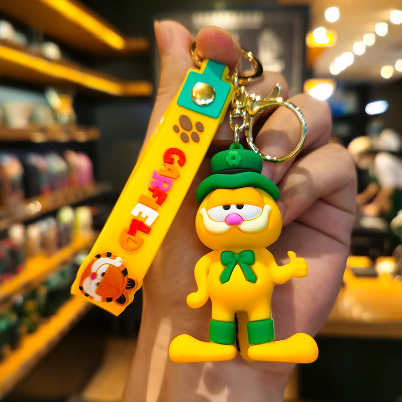 Creative Garfield Keychain Car - đánh giá và giá Car Accessories Wholesale