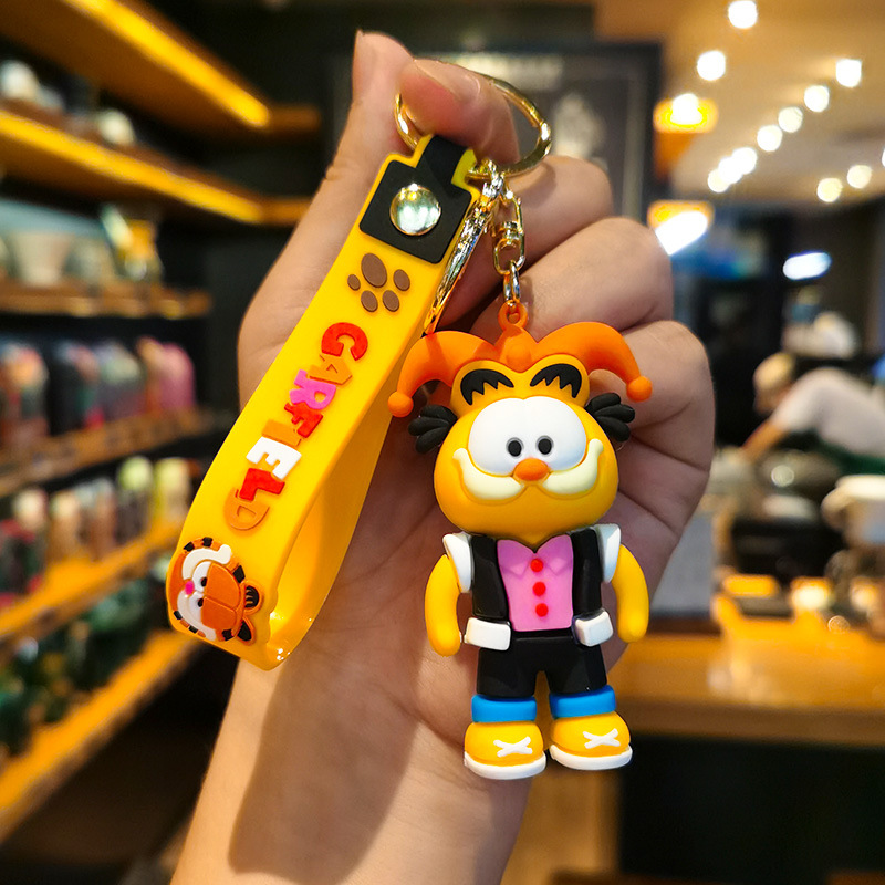 Creative Garfield Keychain Car - đánh giá và giá Car Accessories Wholesale
