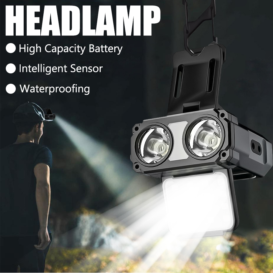 Sensor COB LED Headlamp Cap Cl - đánh giá và giá Led Headlight Bulbs