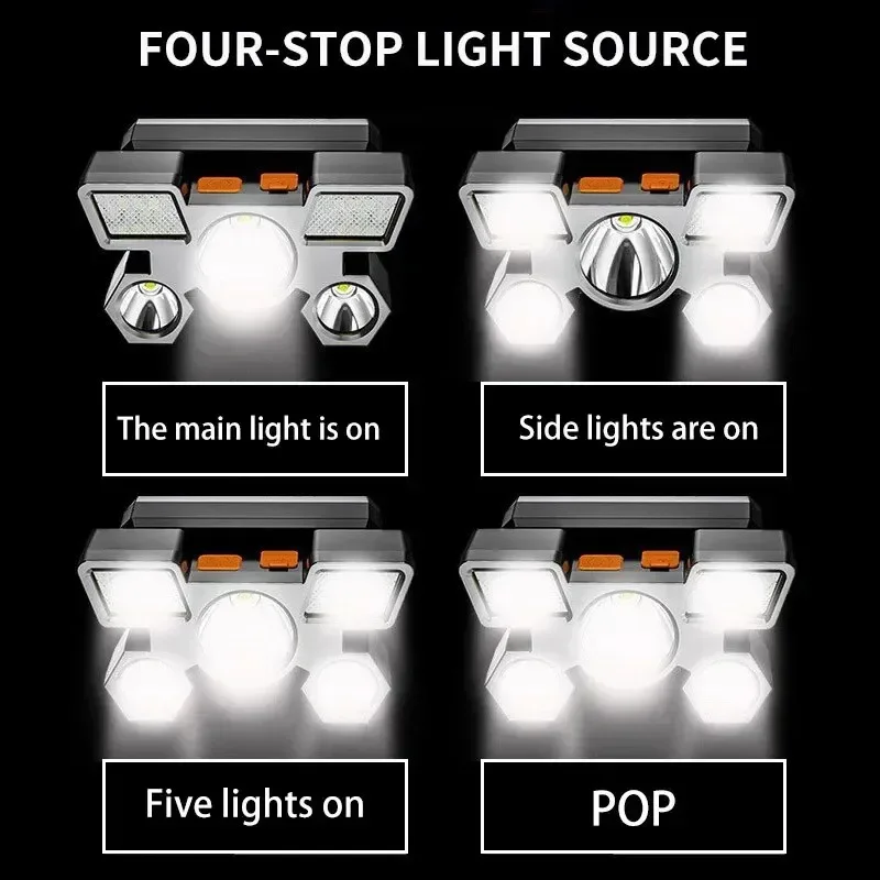 5 LED Flashlight Rechargeable  - đánh giá và giá Led Headlight Bulbs